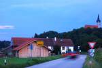 Emotionen Heiligenstadt (bei Alt�tting) in der D�mmerung.