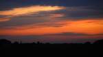 Oberbayern Abendhimmel �ber T�ssling.