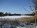 Nordwestmecklenburg Grevesm�hlen; immer noch zugefrohren der Vielbecker See, 18.03.2010