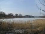 Nordwestmecklenburg Grevesm�hlen; immer noch zugefrohren der Vielbecker See, 18.03.2010