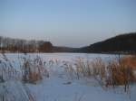 Nordwestmecklenburg Grevesm�hlen; zugefrohrener und verschneiter Ploggensee, 16.02.2010