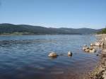 der Schluchsee,
h�chstgelegene Talsperre in Deutschland,1932 eingeweiht,
Sept.2006  ...