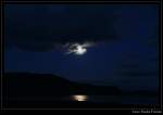Mondschein �ber der Bellacragher Bay bei Claggan, Irland County Mayo ...