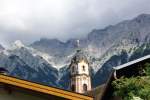 Kirche von Mittenwald mit ...  Willi Dressel 12.08.2010