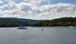 Rurstausee mit dem Ausflugsschiff ...  Rolf Reinhardt 08.09.2010