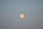 Der Mond �ber Lehrte um 19:30 Uhr  ...