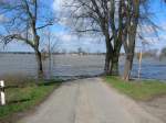 Eine Erinnerung an das Hochwasser im Fr�hjahr 2006 an der ...