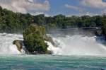 Rheinfall mit befahrener Eisenbahnbr�cke ...  Joachim Kohler 02.01.2011