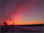 Der Himmel am 25.12.2010 in der N�he von Munshausen. (Jeanny) ...