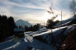 Blick von den Telfer Wiesen zum Elfer (04.01.2011)  ...