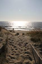 Abendstimmung in den D�nen. Praia De Mira am 17.06.2010.  ...