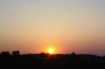 Sonnenuntergang bei K�fering am 18.04.2011   ...