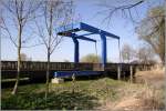 Diese Klappbr�cke bei Dornbusch ...  Helmut Seger 05.05.2011