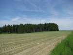 T�pen (HO); bayrische Landschaft bei T�pen an der B 2, ...