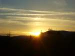 Sonnenunterg�nge Sonnenuntergang von Schierke (am Brocken) aus gesehen, 6.7.2007
