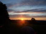 Sonnenunterg�nge Eine Kapelle oberhalb von Waging am See und leider verschlossen am 13.07.07