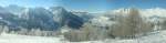 Blick von Rosswald ins Rhonetal am 25.1.2009  ...