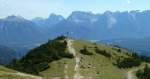 Die Sonnenterrasse des Wank (1780m) hoch �ber Garmisch-Partenkirchen. Der Wank ...