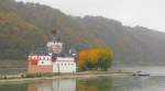Die Burg Pfalzgrafenstein im Rhein bei Kaub; 01.11.2011  ...