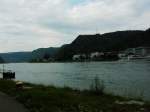 Mittelrheintal Blick nach St. Goarshausen.