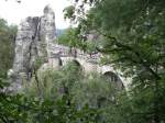 S�chsische Schweiz Br�cke der Bastei in der S�chsischen Schweiz. 11.8.07