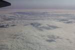 Die Wolkendecke �ber Griechenland aus dem EK 0046 Frankfurt-Dubau. An ...