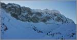 Blick von der Bahnstation Jaman auf das Felsmassiv des Rochers-de-Naye(2042m.�.M).
(12.01.2012) ...