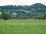Pratteln Zwischen dem Dorf Pratteln Wohngebiet L�ngi (Pratteln) f�hrt die B�tzberglinie der SBB durch