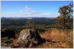 Blick vom Gipfel des Jelen� Hora (Hassberg) hin�ber nach Sachsen ...