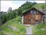 Schynige Platte Eine Scheune auf der Schynige Platte. (Juli 2003)