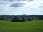 Sotlatal Baumgruppen s�umen die Sotla. Aufgenommen etwa 5 km s�dlich von Podcetrtek (SLO).   5.08.2008