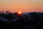 Sonnenaufgang bei Euskirchen - 04.02.2012   ...