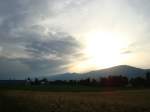 Sonnenunterg�nge Sonnenuntergang �ber dem Jura am 19.06.2007