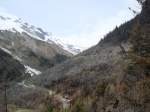 Rh�netal Waldbrandst�ck oberhalb Arbaz (Wallis). Ca. 40 HA Wald sind wegen eines ausser Kontrolle geratenen Grillfeuers abgebrannt.18.04.2007