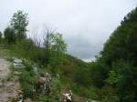Koranaregion Blick in das Koranatal nahe Catrnija flussabw�rts Richtung Slunj - Karlovac.    11.08.2007