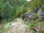 Koranaregion Weg zur alten M�hle an der ausgetrockneten Korana nahe Catrnija, ca. 7 km n�rdlich der Plitvicer Seen.    11.08.2007