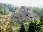 Erzgebirge Die Binge in Geyer entstand zwischen 1700 und 1803 durch den Einsturz von Holr�umen die Bergarbeiter geschaffen hatten. Der Bergbau im Geyersberg geht auf die Zeit um 1400 zur�ck.  Geyer 03.10.07 