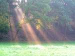Innviertel Sonnenstrahlen in herbstlicher Landschaft; 071007