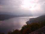 Waldeck Wenn das Wetter noch sch�ner w�re, dann h�tte man beste Aussicht auf den Edersee. Diese Aufnahme stammt vom 03.10.07.