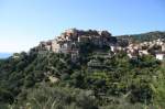 K�ste Blick auf Pisciotta Paese.