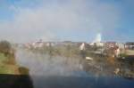 Rhein-Neckar-Kreis Zwischen Heidelberg und Heilbronn - entlang am Neckar - Bilder, wie man sie nur im Herbst erleben kann. 20.10.07 morgens um kurz nach 9 Uhr.