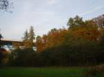 Th�ringer Wald, Rennsteig Herbst im Erletal an der Talbr�cke St. Kilian nahe der Hainstra�e in Schleusingen.    11.10.2007