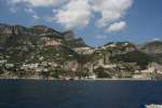 K�ste An der Amalfi-Kueste bei Amalfi.