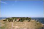 Insel Ruden Blick vom Turm auf den Nordteil der kleinen Insel Ruden. Links ist der kleine Hafen zu sehen. Aufnahmedatum: 22.08.2005