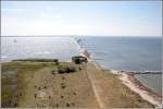 Insel Ruden Die S�dspitze der Insel Ruden vom Turm aus gesehen. Im Hintergrund ist die K�ste bei Lubmin zu sehen. Aufnahmedatum: 22.08.2005