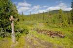 Norrbotten Kungsleden bei Kvikkjokk in Lappland (19.7. 2007)