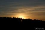 Sonnenunterg�nge Sonnenuntergang in Oberfranken 03.02.2008