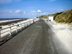 Nordfriesische Inseln Weg am Strand bei Westerland, Sommer 2004 - Insel SYLT