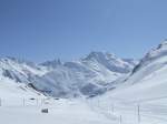 Winter Alpenpanorama im M�rz 2007 am Oberalppass