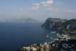 Inseln Blick �ber die Isola di Capri zur Halbinsel von Sorrent.